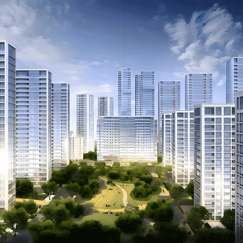 杭州亞運(yùn)村（幕墻設(shè)計(jì)）